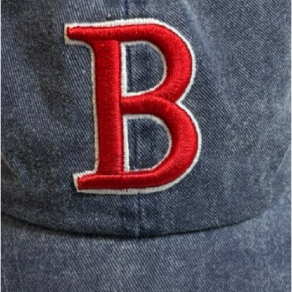 Bay State Apparel Boston Red Sox Baseball Hat Denim Blue Cap Adjustable - Picture 7 of 8